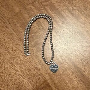 Tiffany & Co. Silver Heart Pendant Necklace